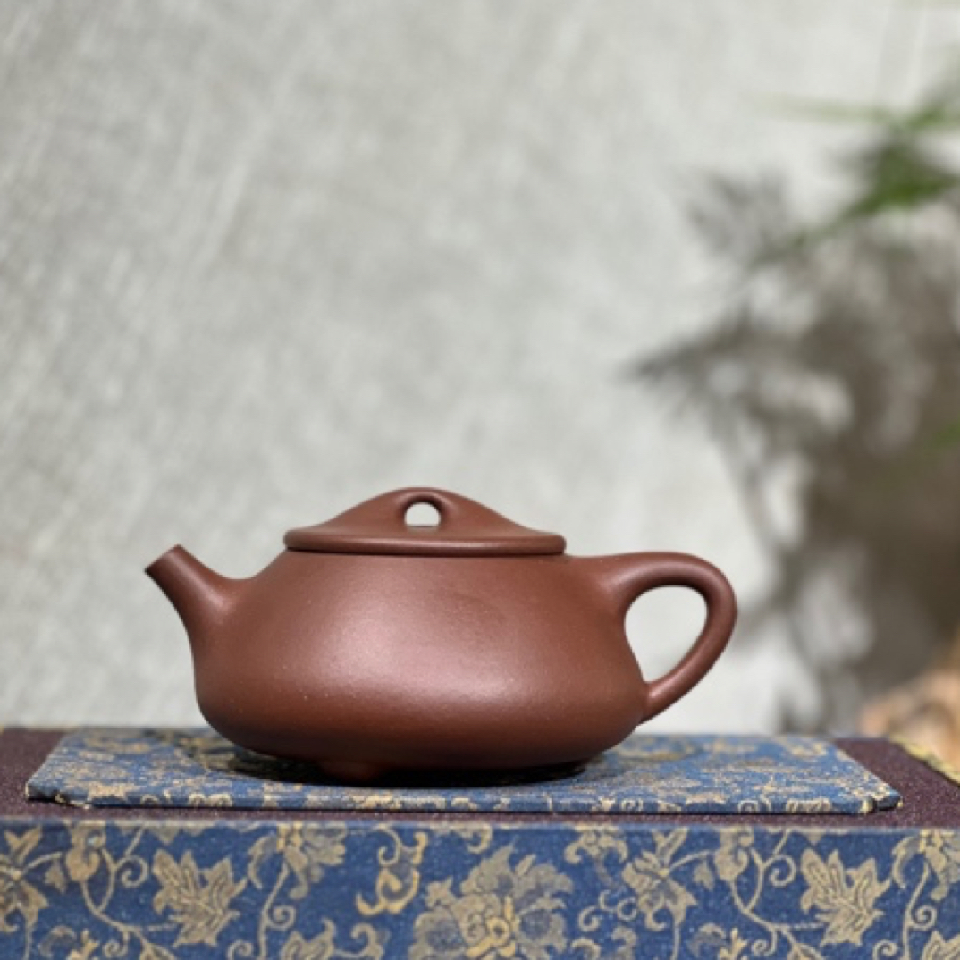 福利款，景舟石瓢壶，张老师半手工，老紫泥240cc
