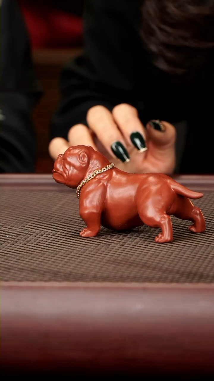 【闪购商品】紫砂茶宠恶霸犬