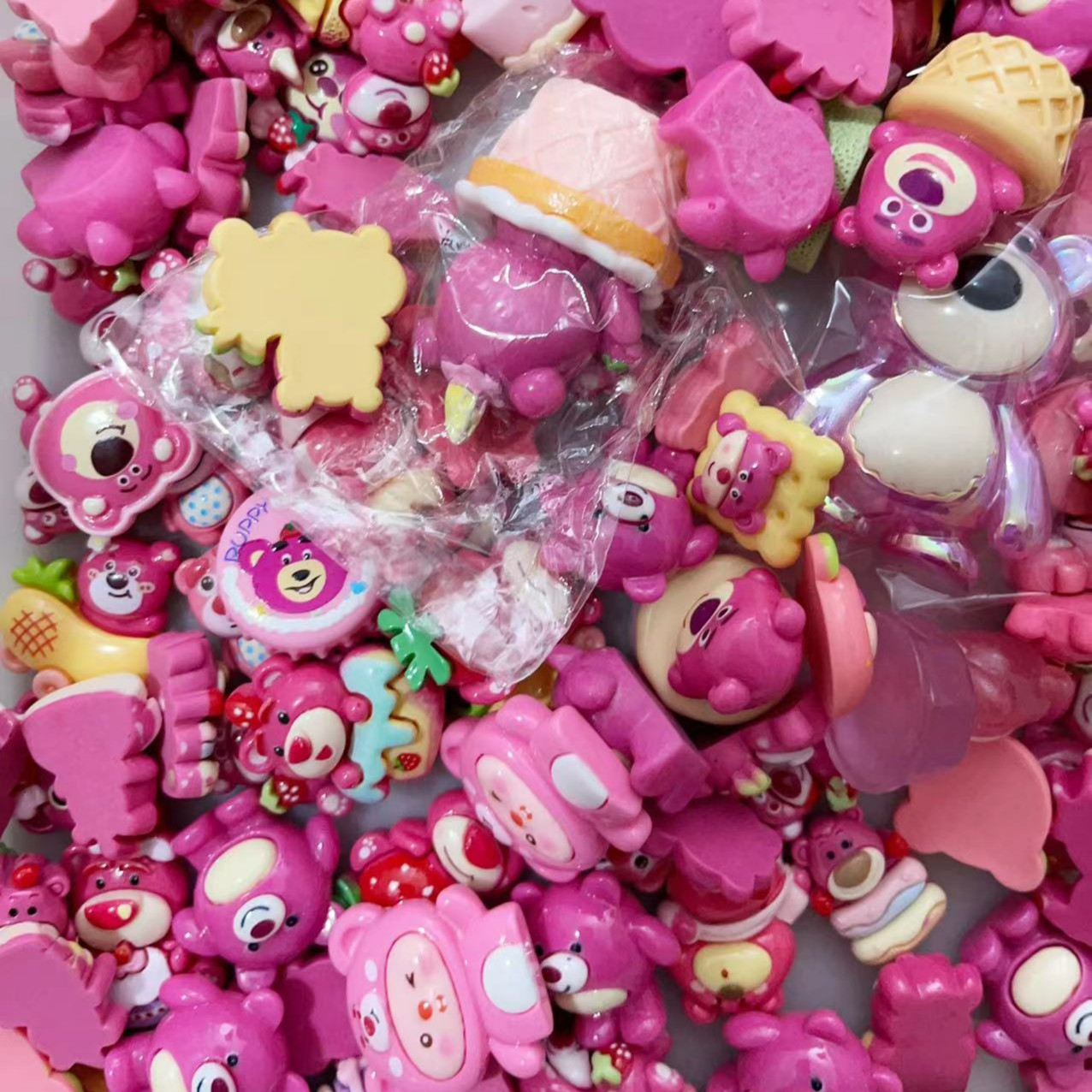 （41-79专拍）DIY手工树脂配件各种diy珠子仿真瓶子卡通食玩       