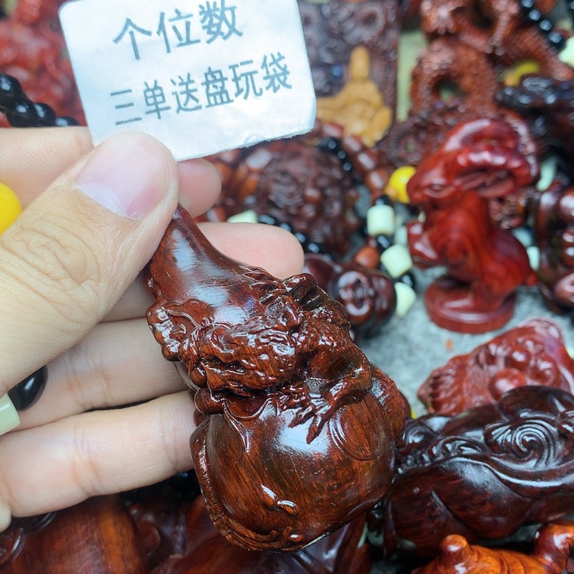 【闪购商品】木头盘龙葫芦