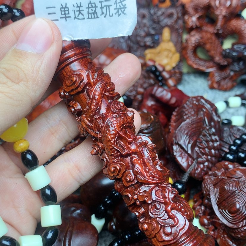 【闪购商品】木头龙柱