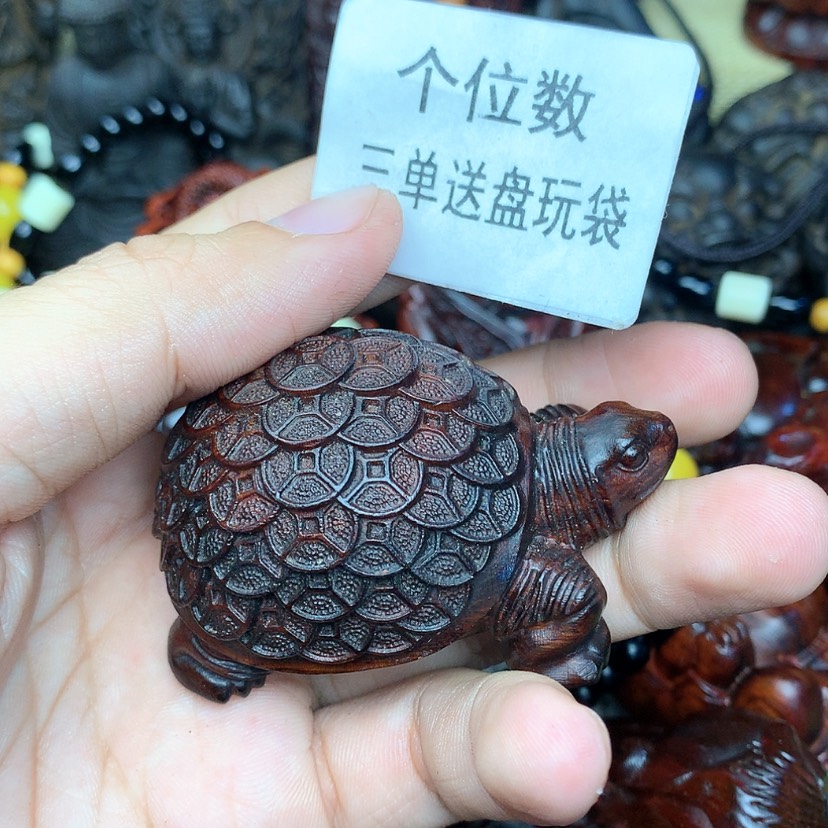 【闪购商品】木头金钱龟