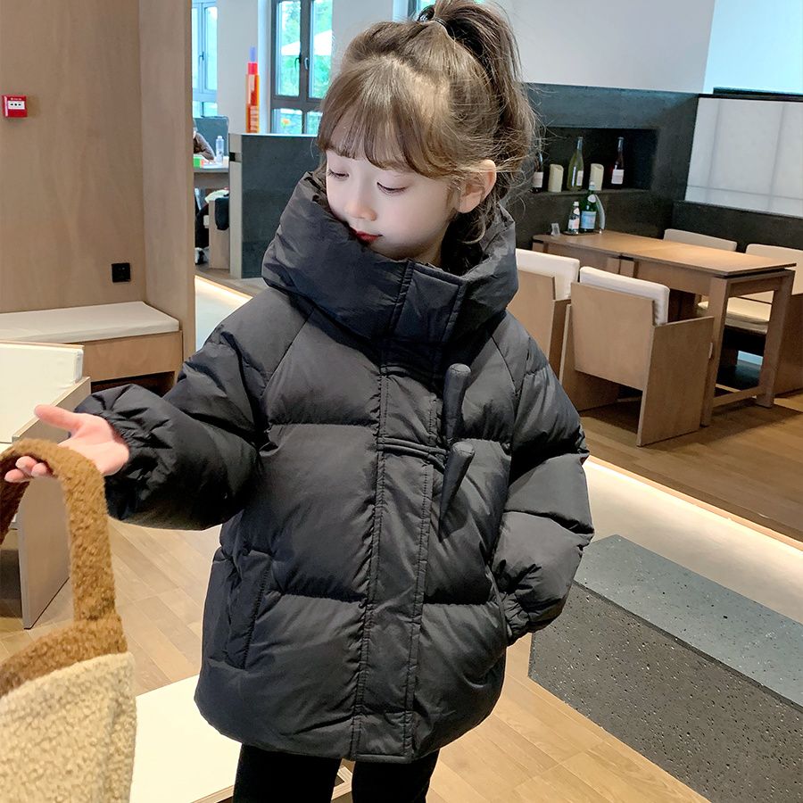 新品巴拉巴拉女童羽绒服2023新款洋派儿童冬季90白鸭绒加厚保暖女