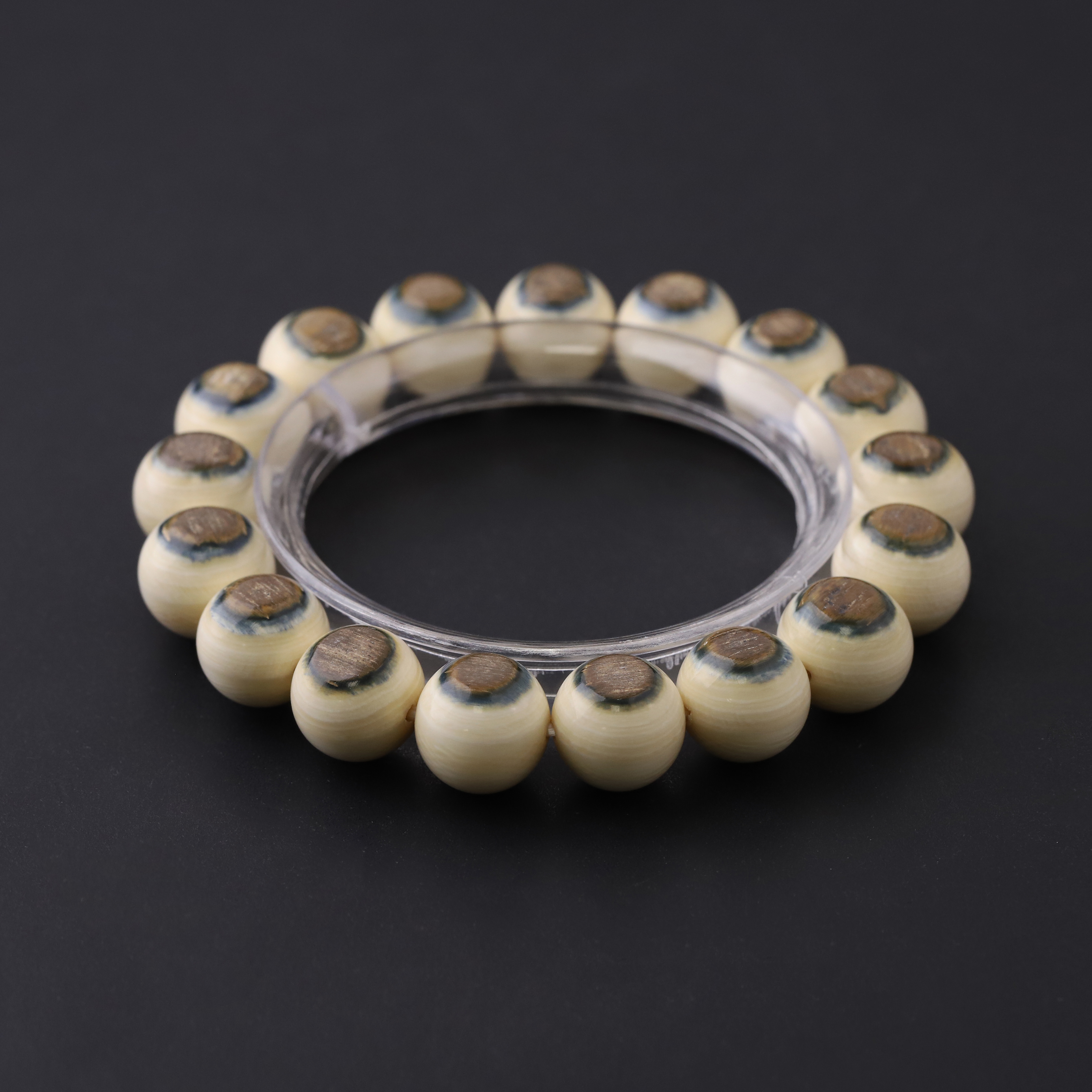 M0226 定制蓝平眼猛犸单圈（圆珠）