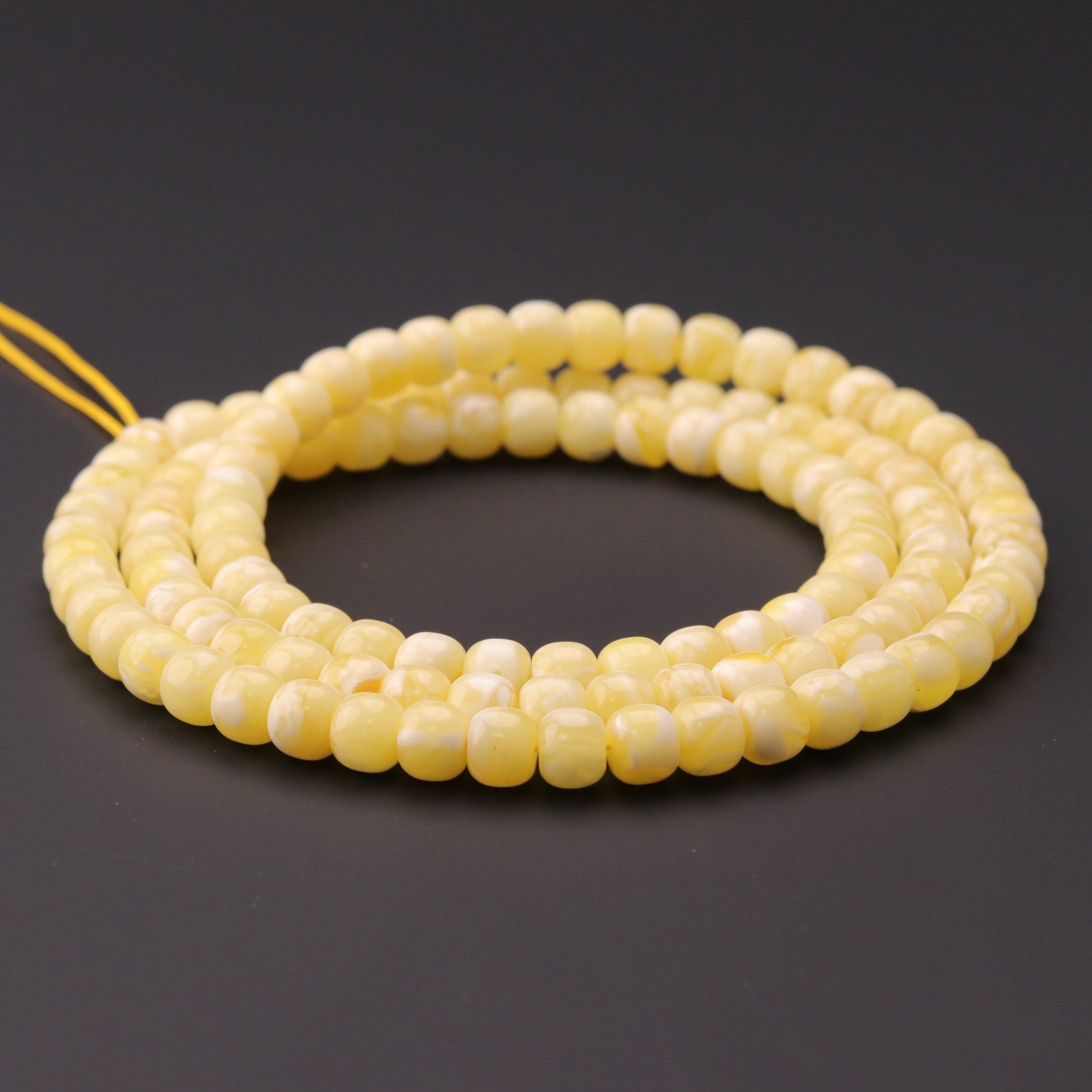 ML0307-1高品俄料原矿白蜜蜡老型108串