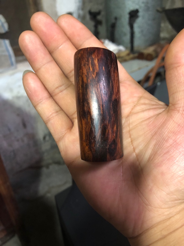 海南黄花梨小手把件