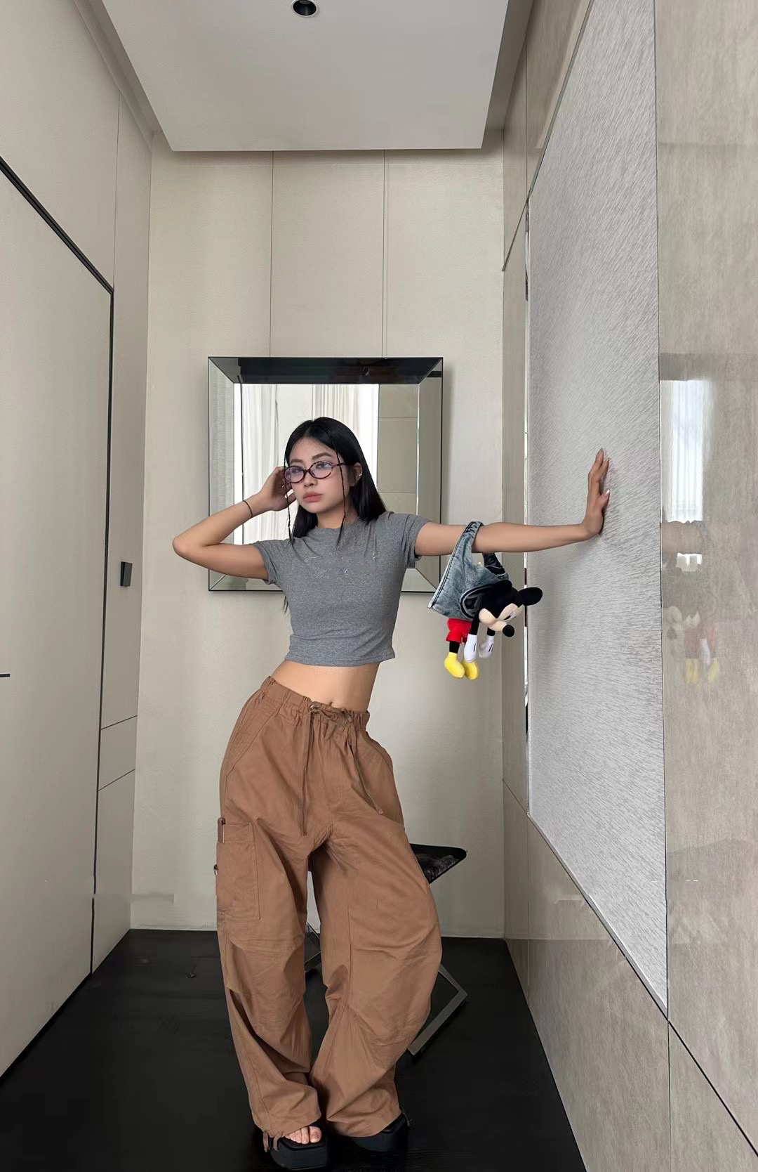 WPP辣妹显瘦休闲裤
