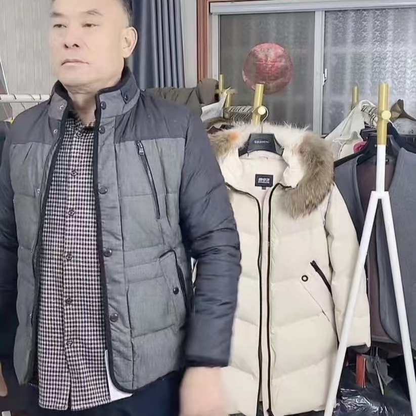 男款羽绒服断码样衣清仓