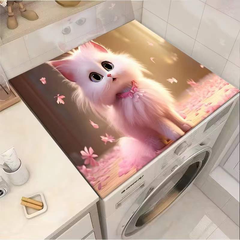 冰箱洗衣机吸水防滑垫防尘防油免洗床头柜防烫吸水家用垫加厚防水