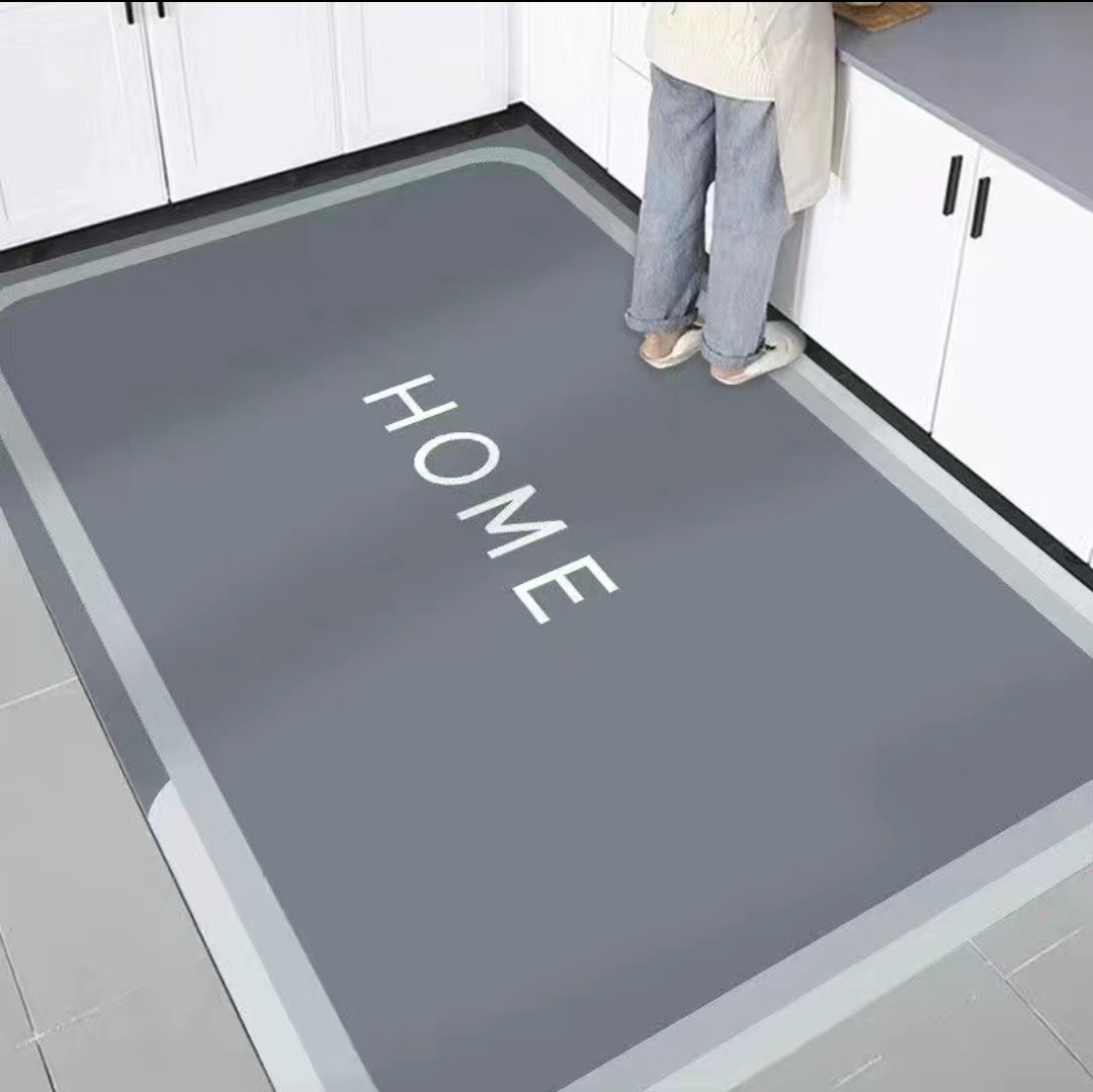 厨房地毯防油地垫垫子吸油吸水防滑垫硅藻泥耐脏一体长条家用免洗