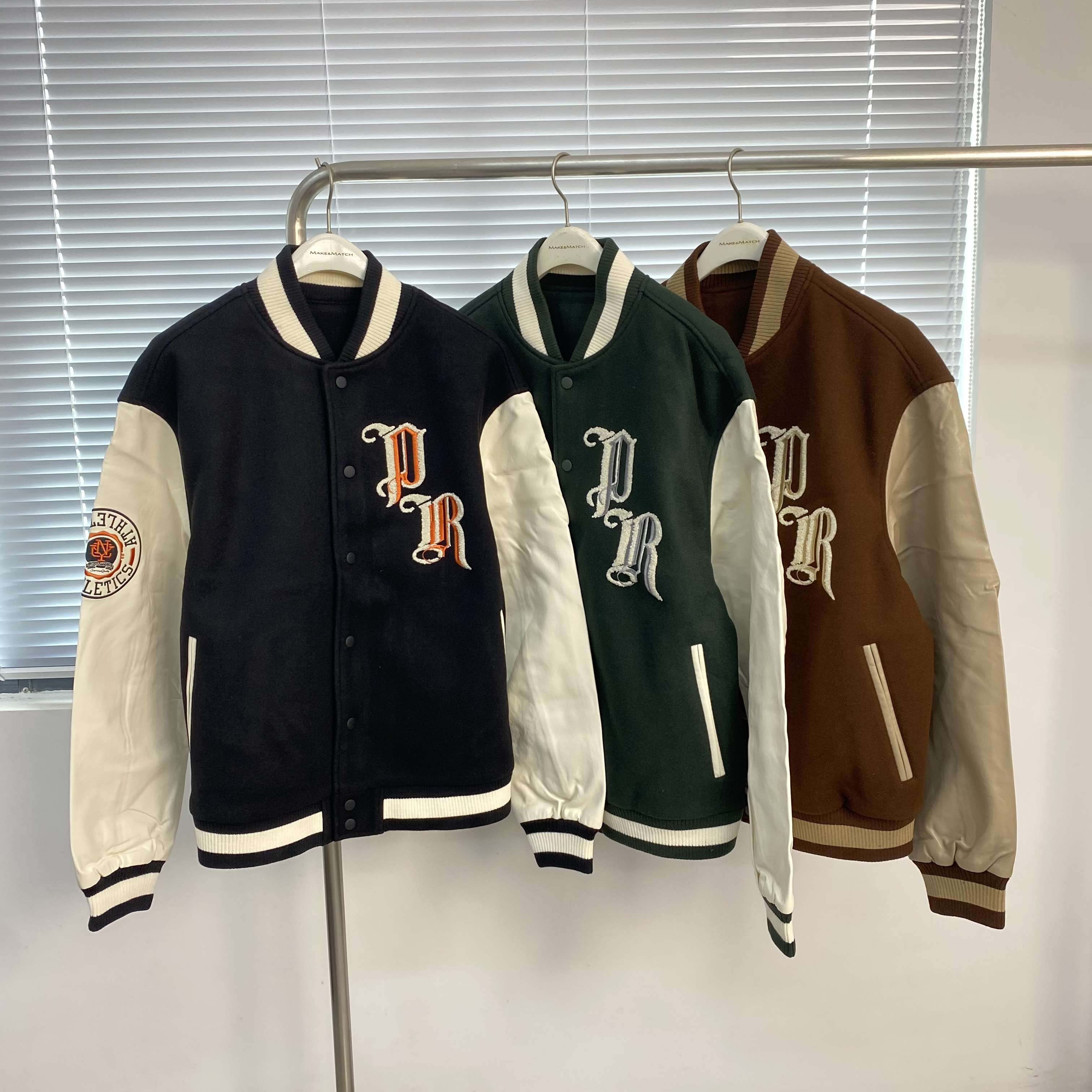 拒绝寒冷！高克重尼子棒球衫夹克外套