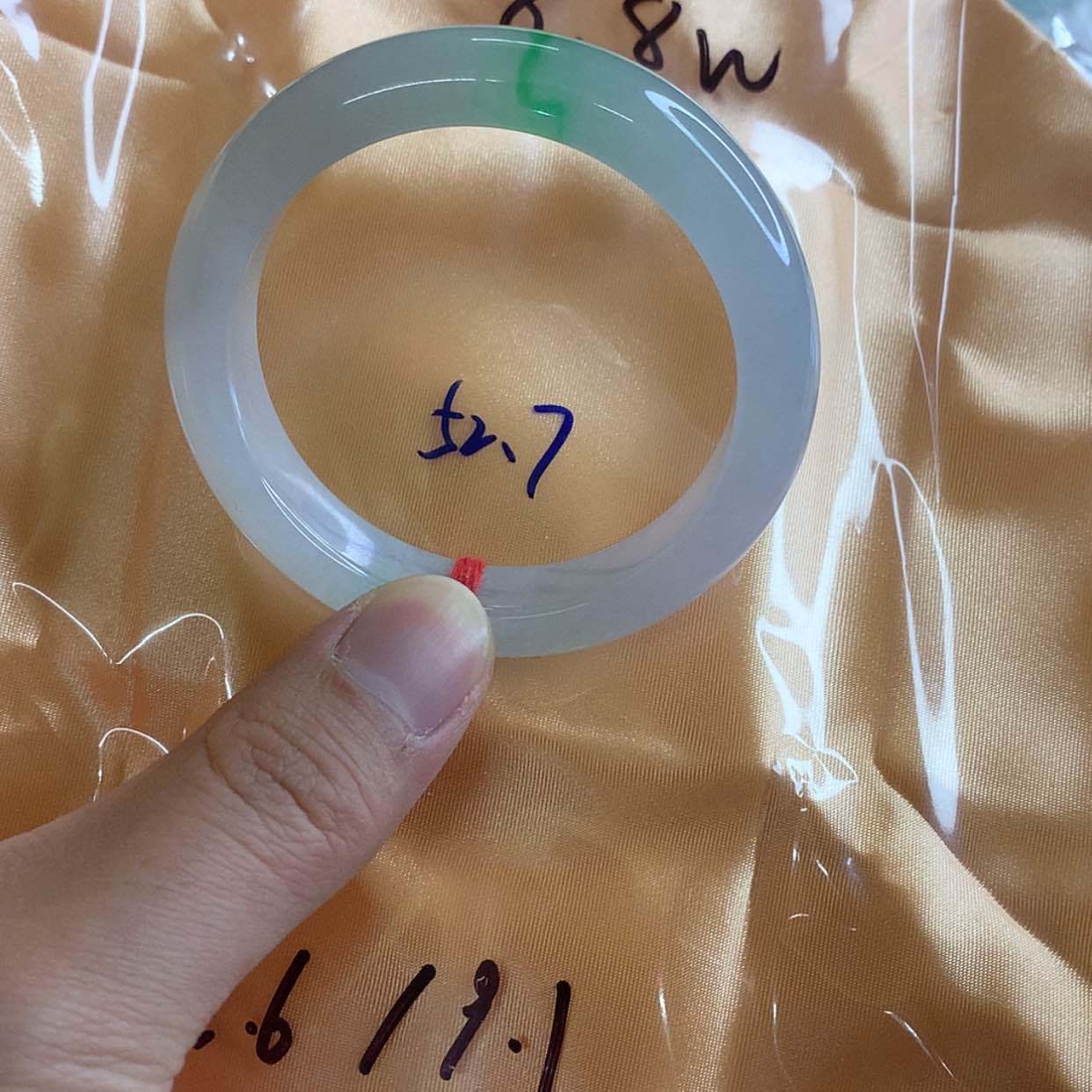 【闪购商品】翡翠手镯未镶嵌小**弹分单链接