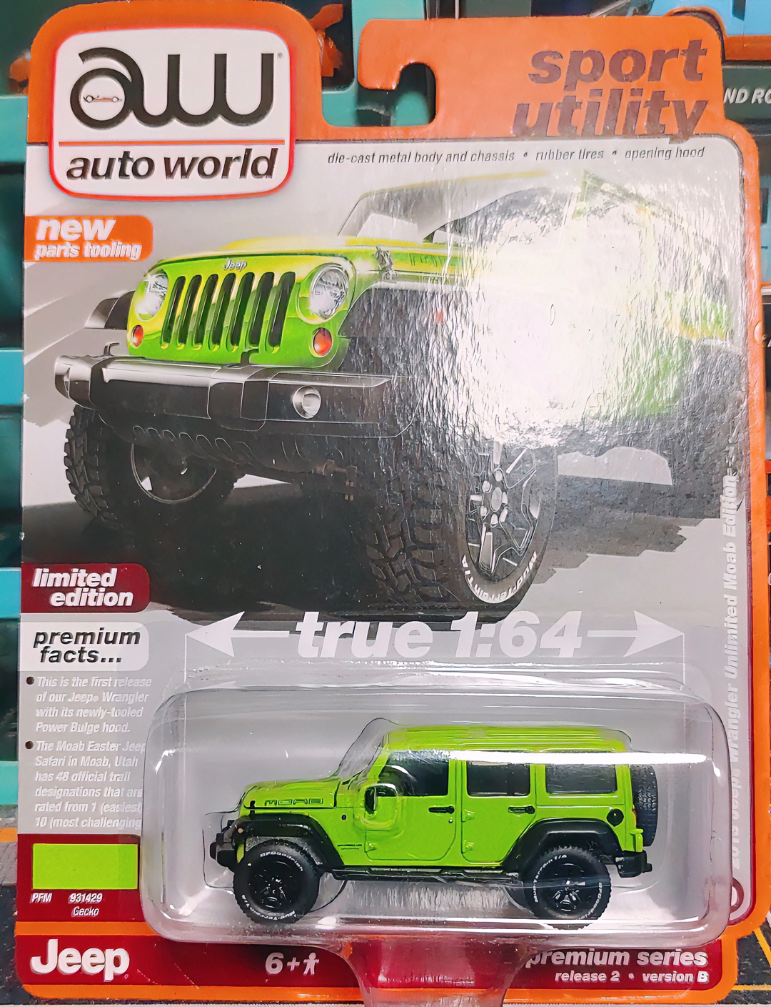 AW auto world合金车模型 铁底胶胎前盖可开 牧马人合集