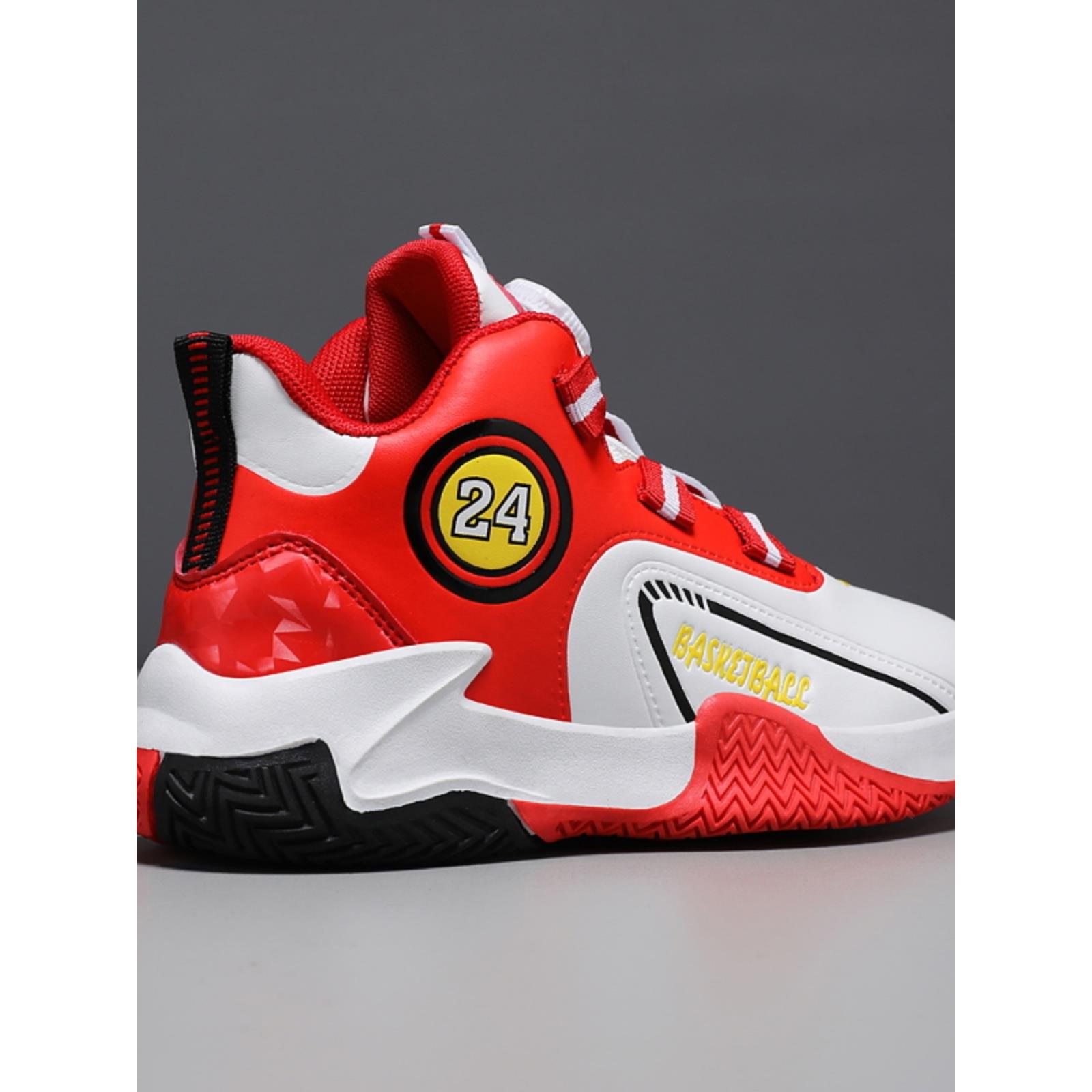 安踏神行红色童鞋男童本命年秋冬2024新年新款龙年运动休闲防滑篮