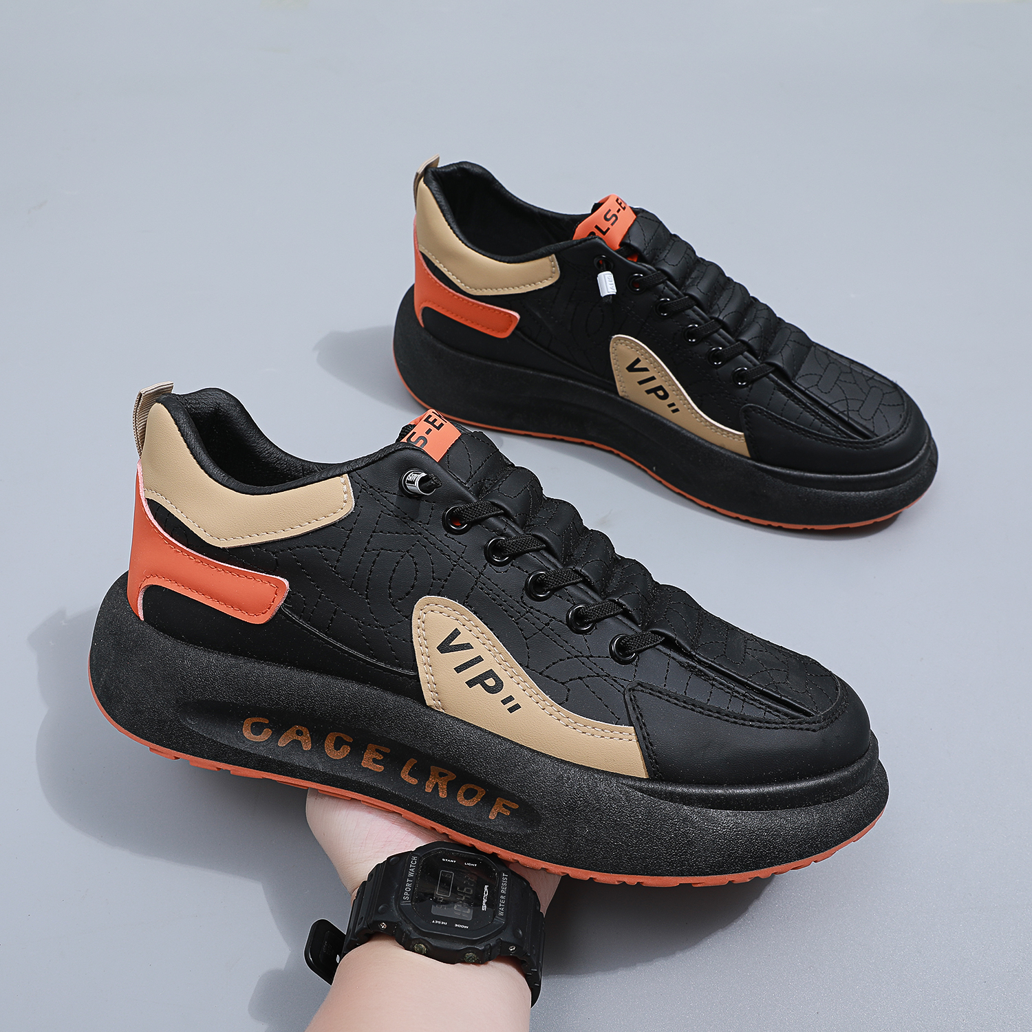 男鞋2023春秋新款休闲潮流百搭跑步透气潮鞋R5592