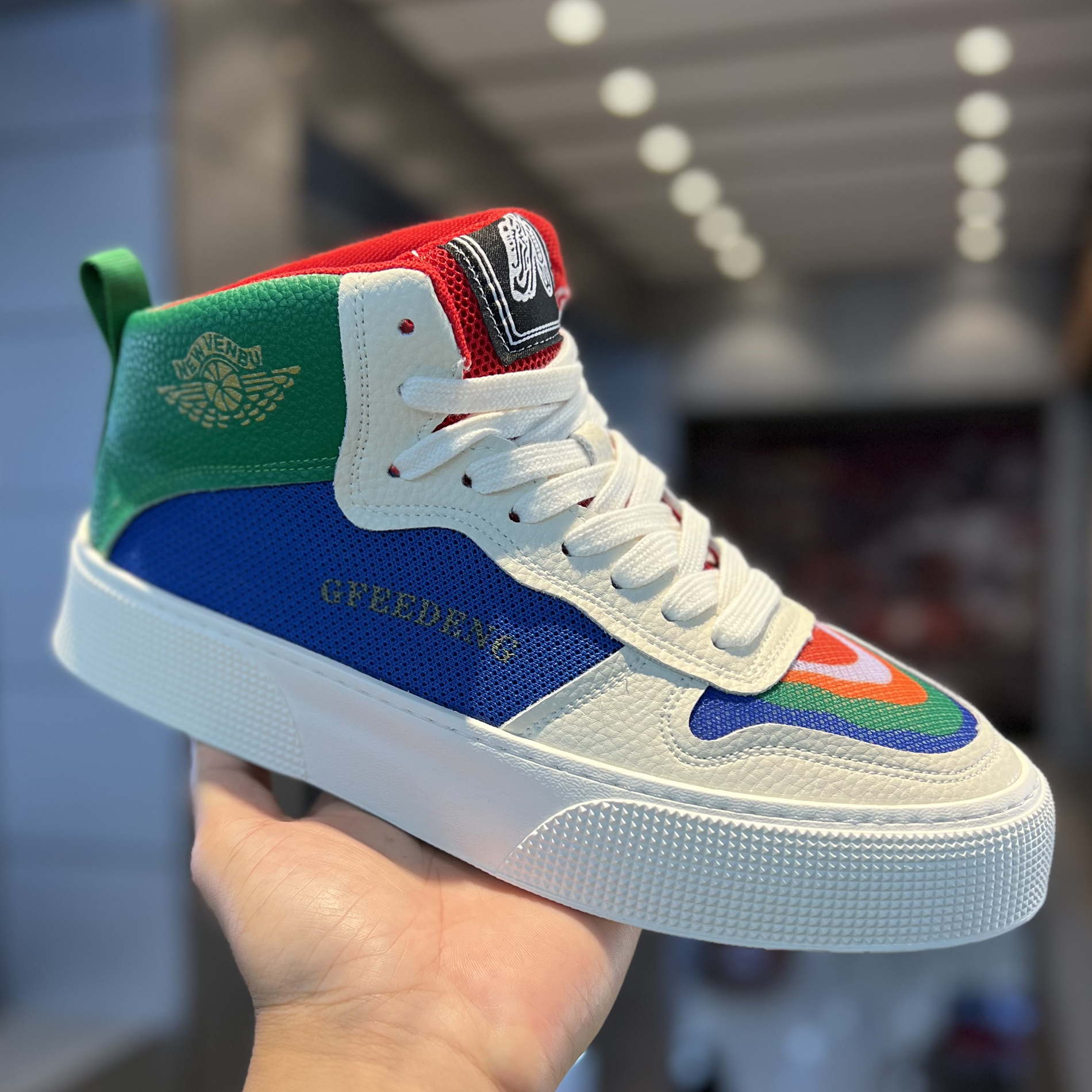 【小扬哥推荐】2023秋冬新款时尚撞色休闲运动高端百搭男潮鞋鞋子