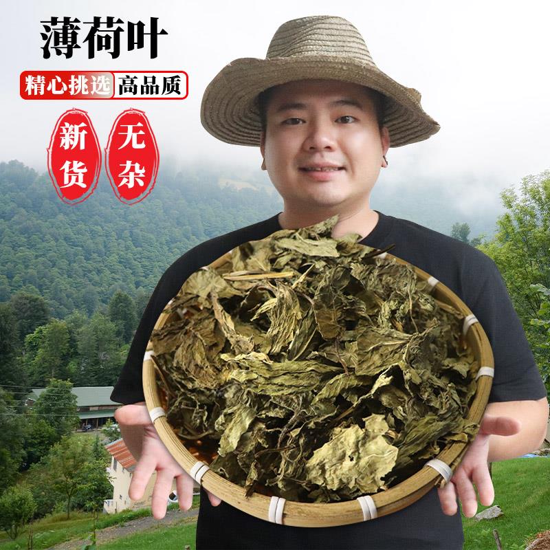 中药材薄荷包邮整棵切片新货薄荷梗薄荷叶薄何卜菏干薄荷泡水