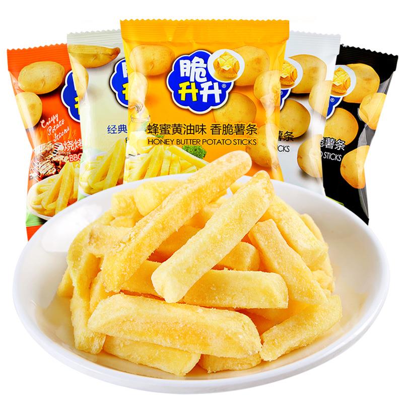 脆升升薯条袋香脆蜂蜜黄油味薯条片零食品小包装脆脆生生笋0g