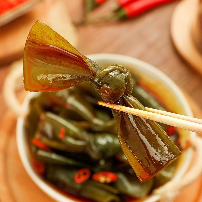 乡妹子酸辣海带结零食香辣脆爽开袋即食解馋小吃卤味网红零食笋0g