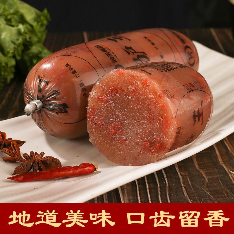 河北特产驴肉焖子新鲜灌肠香肠正宗小吃烧饼火烧熟食肉糕包邮笋0g