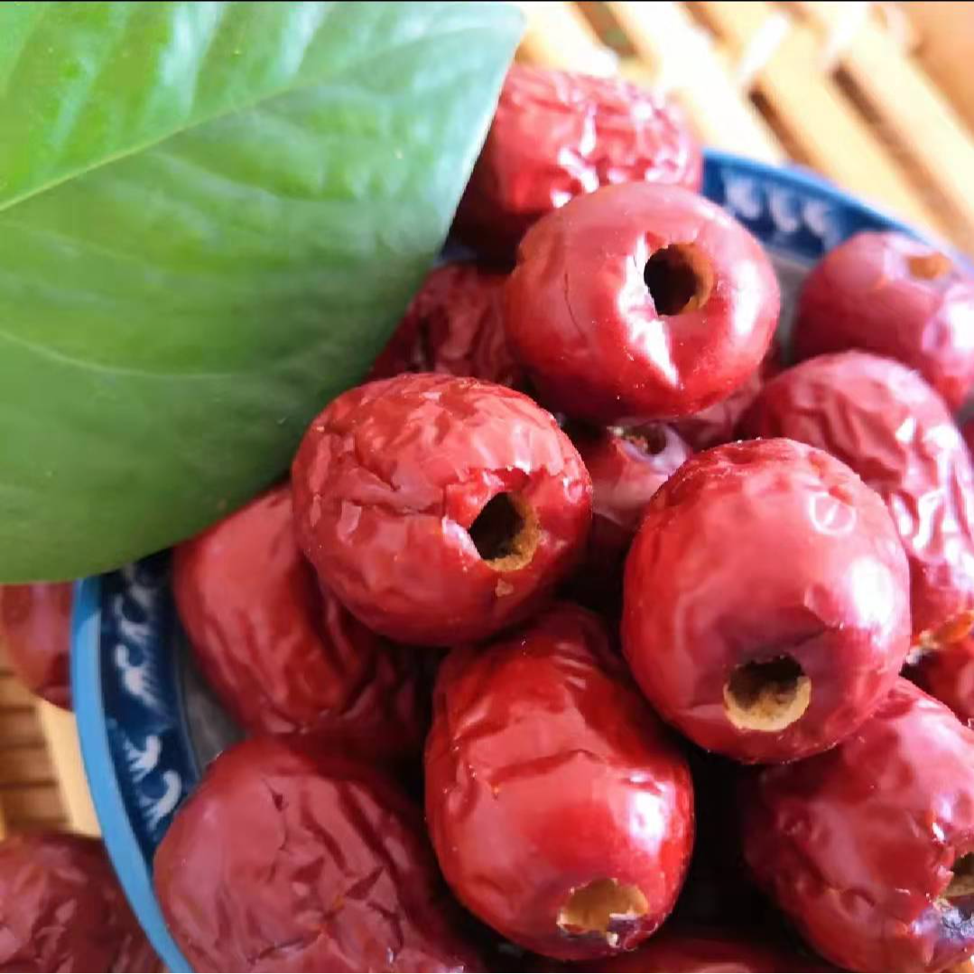 【主播专属】去核新疆灰枣红枣大红枣大枣200克*5袋演唱会乒乓球