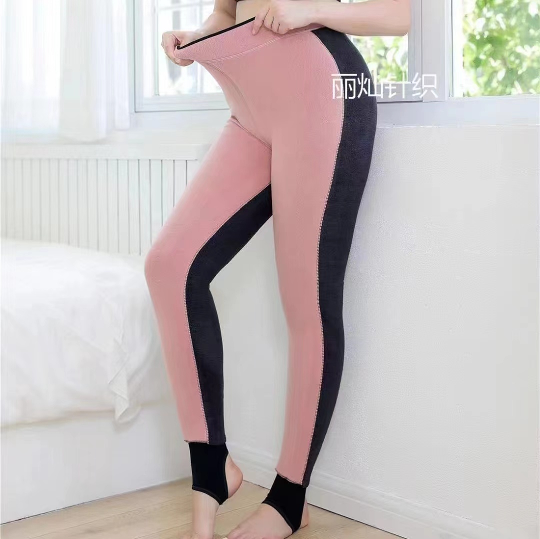 8818高腰打底裤 600克 加绒加厚 内穿修身 女款打底裤 舒适冬季款