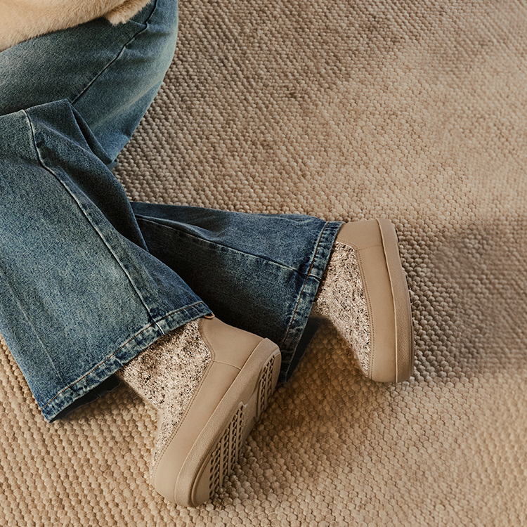 【宠粉款】73hours可爱浓度2024冬季内增高短筒雪地靴加绒保暖棉鞋