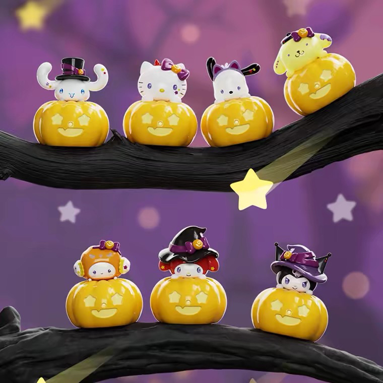 直播代拆【捣蛋鬼】三丽鸥家族系列萌粒盲袋摆件盲盒万圣节礼物