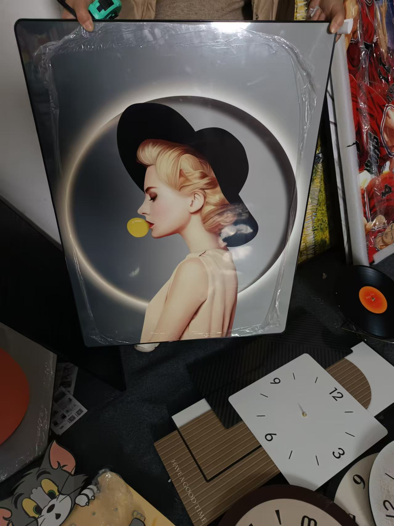 H21 60*80微瑕库存处理装饰画玄关客厅清仓以直播间画面展示为准