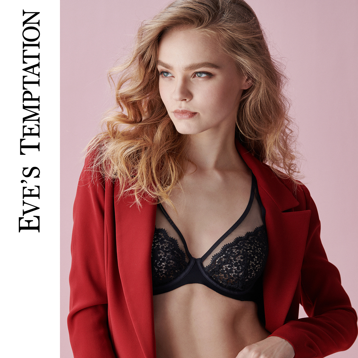 限定款大胸显小轻柔舒适温柔承托记忆软圈全罩杯超薄文胸V2130113