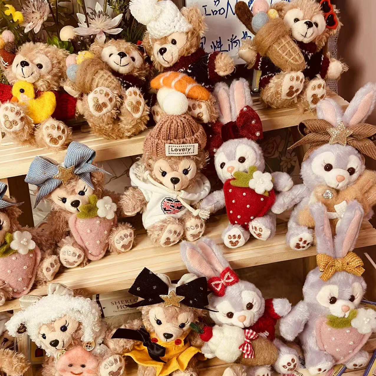 毛绒挂件包包配饰可爱玩偶公仔