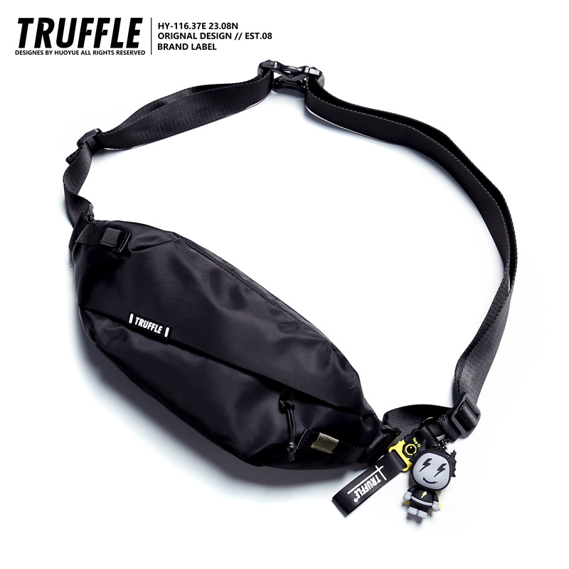TRUFFLE高质感2025新款潮牌单肩斜挎包胸包男包学生时尚休闲腰包