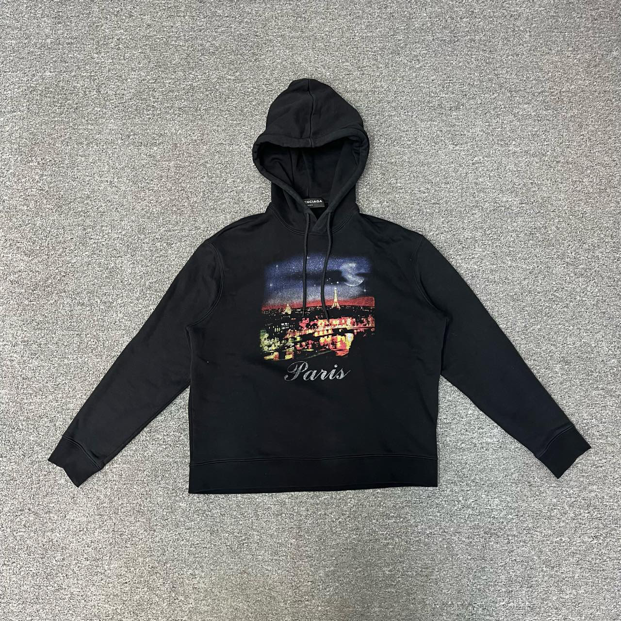 Balenciaga巴黎世家城市夜景卫衣 S码99新