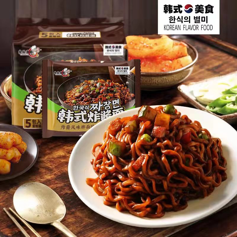 韩式炸酱面10包特价杂酱御膳正宗火鸡面方便面即速食拌面泡面夜宵