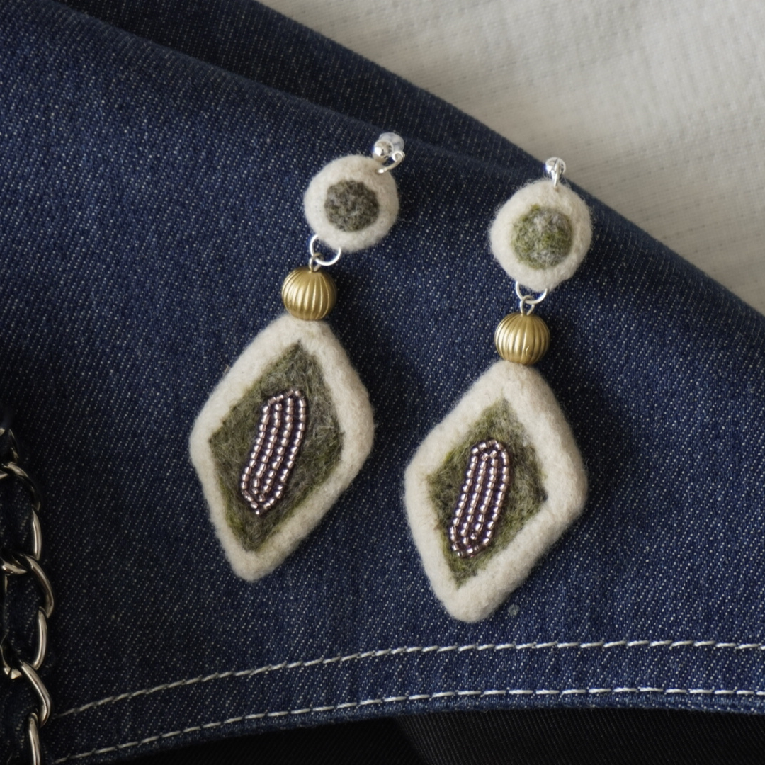 毛毡包耳饰合集（夹或钉务必备注）