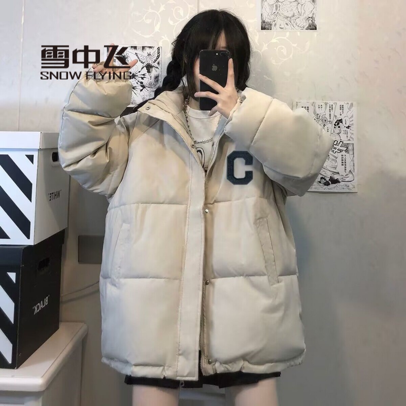 雪中飞羽绒服日系羽服少女冬装2023新款初中高中学生袄加厚保暖衣