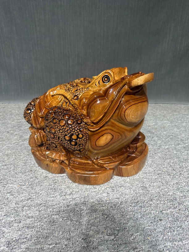 #金蟾#木雕#根雕#工艺品摆件#香樟木#家居摆件