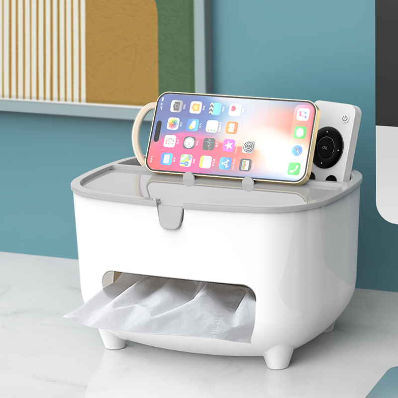 纸巾盒客厅抽纸盒茶几遥控器桌面收纳盒卫生间化妆多功能抽纸巾盒商品图