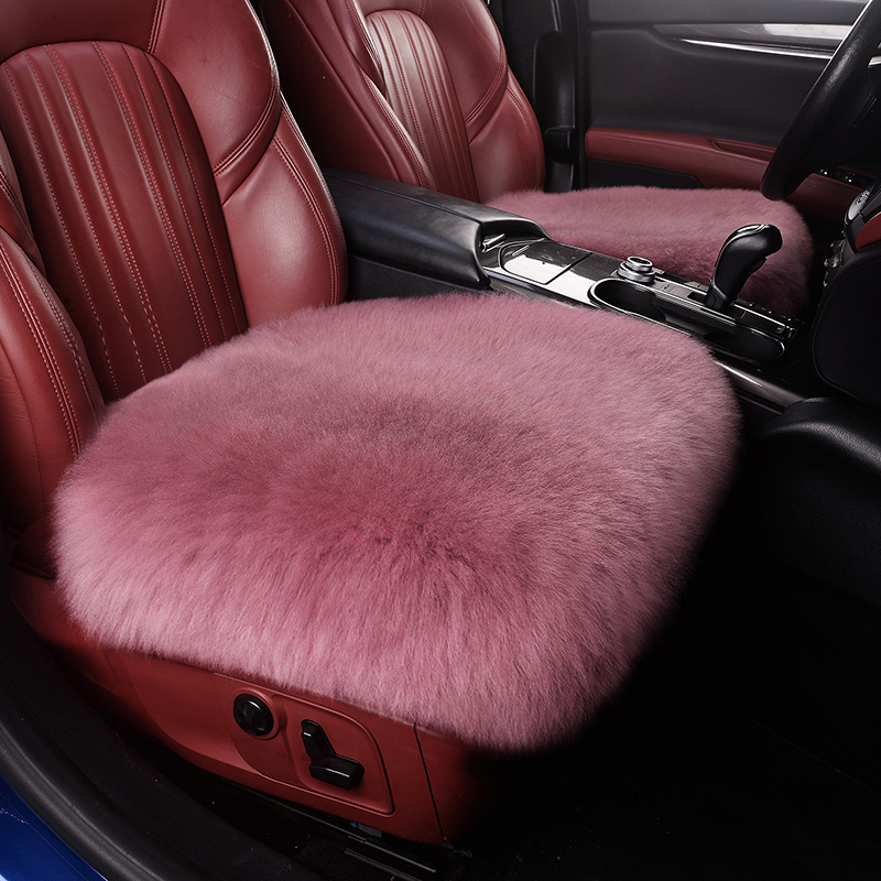 皮毛一体的羊毛坐垫长毛垫