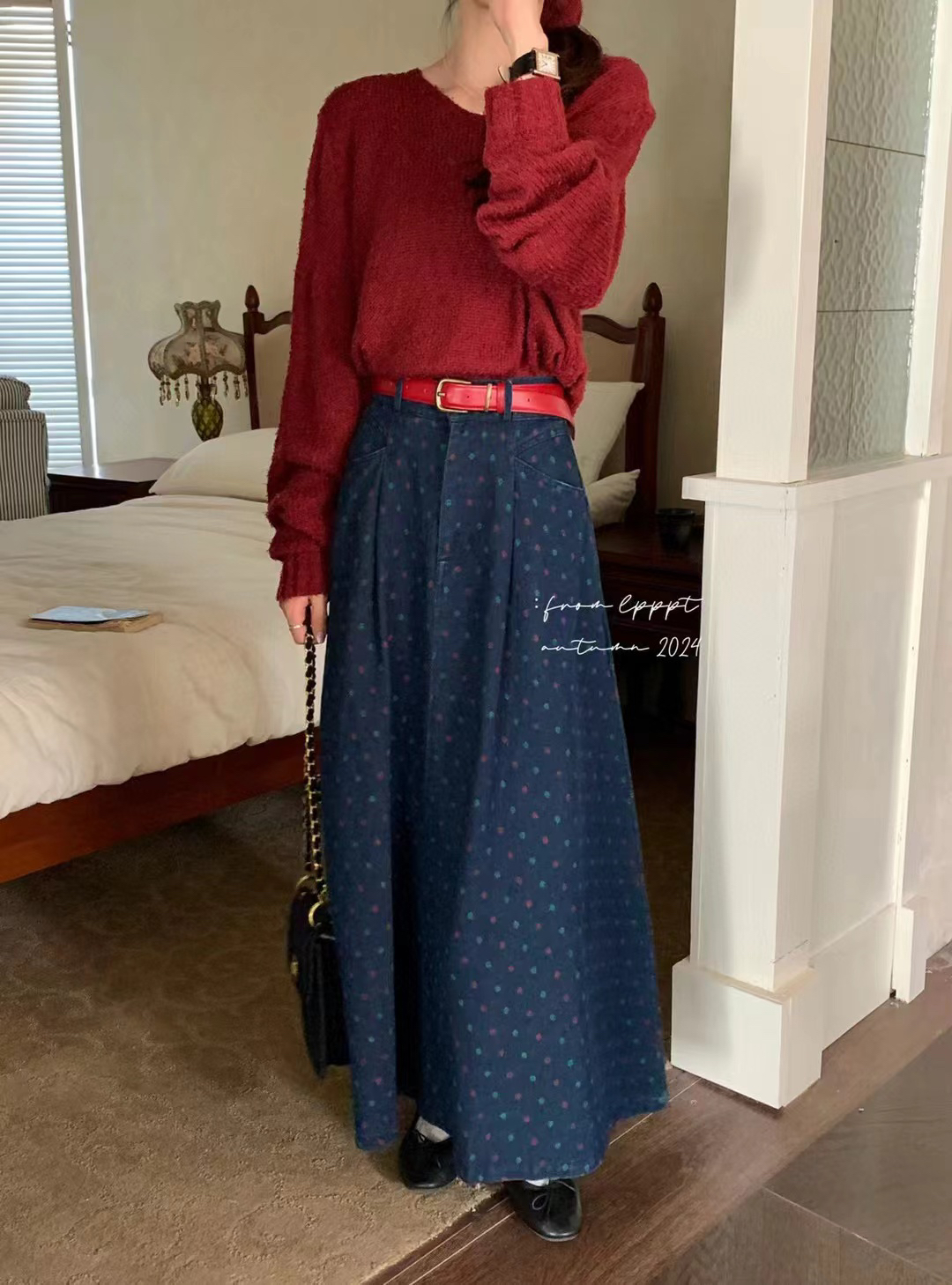 九月家秋季长款风衣外套孤品149