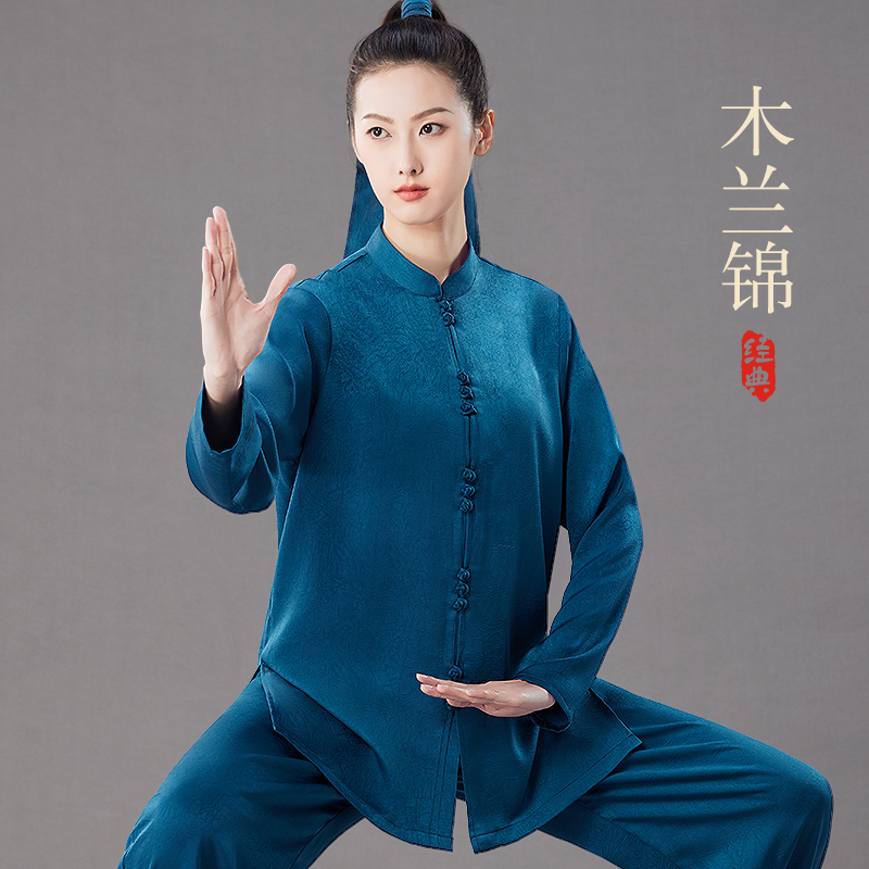 太极服女新款春秋季八段锦太极拳练功服高端中式高档休闲服女款