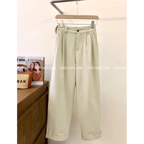 B韩国原单X【百搭神裤】东大门韩版百搭显瘦时尚休闲裤7706现