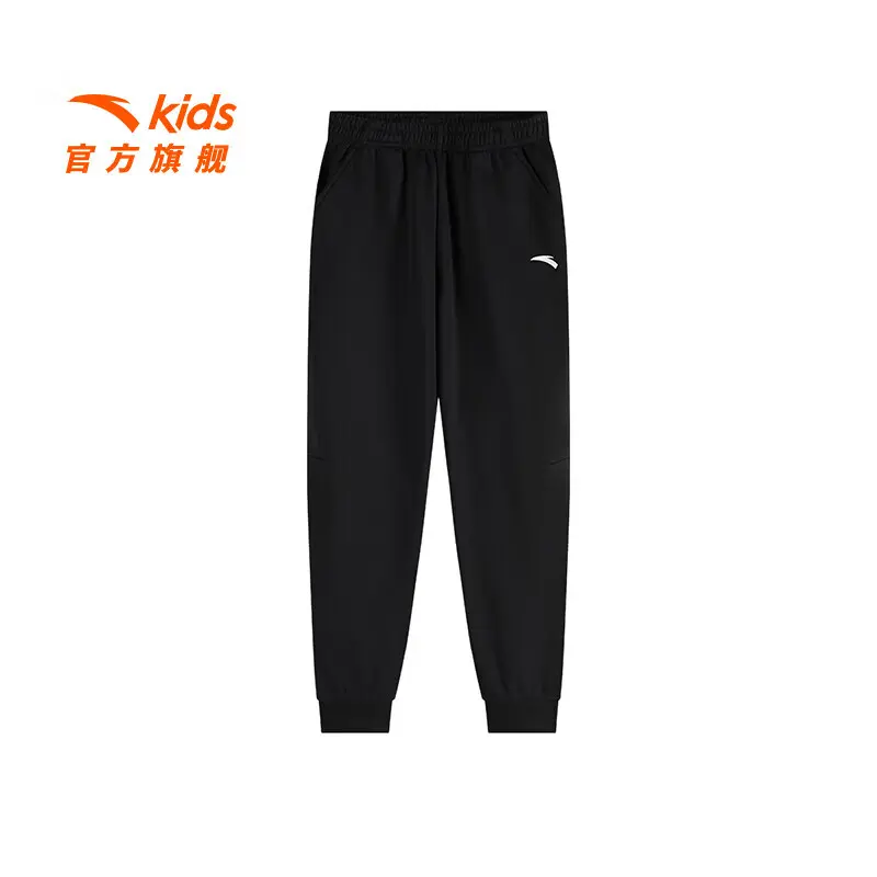 安踏儿童运动裤男童综训系列新款秋冬针织舒适休闲长裤/352447712
