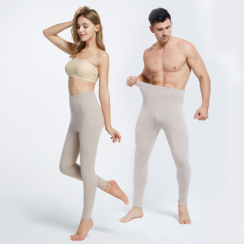 男士女士羊毛裤高腰打底裤秋冬打底保暖裤