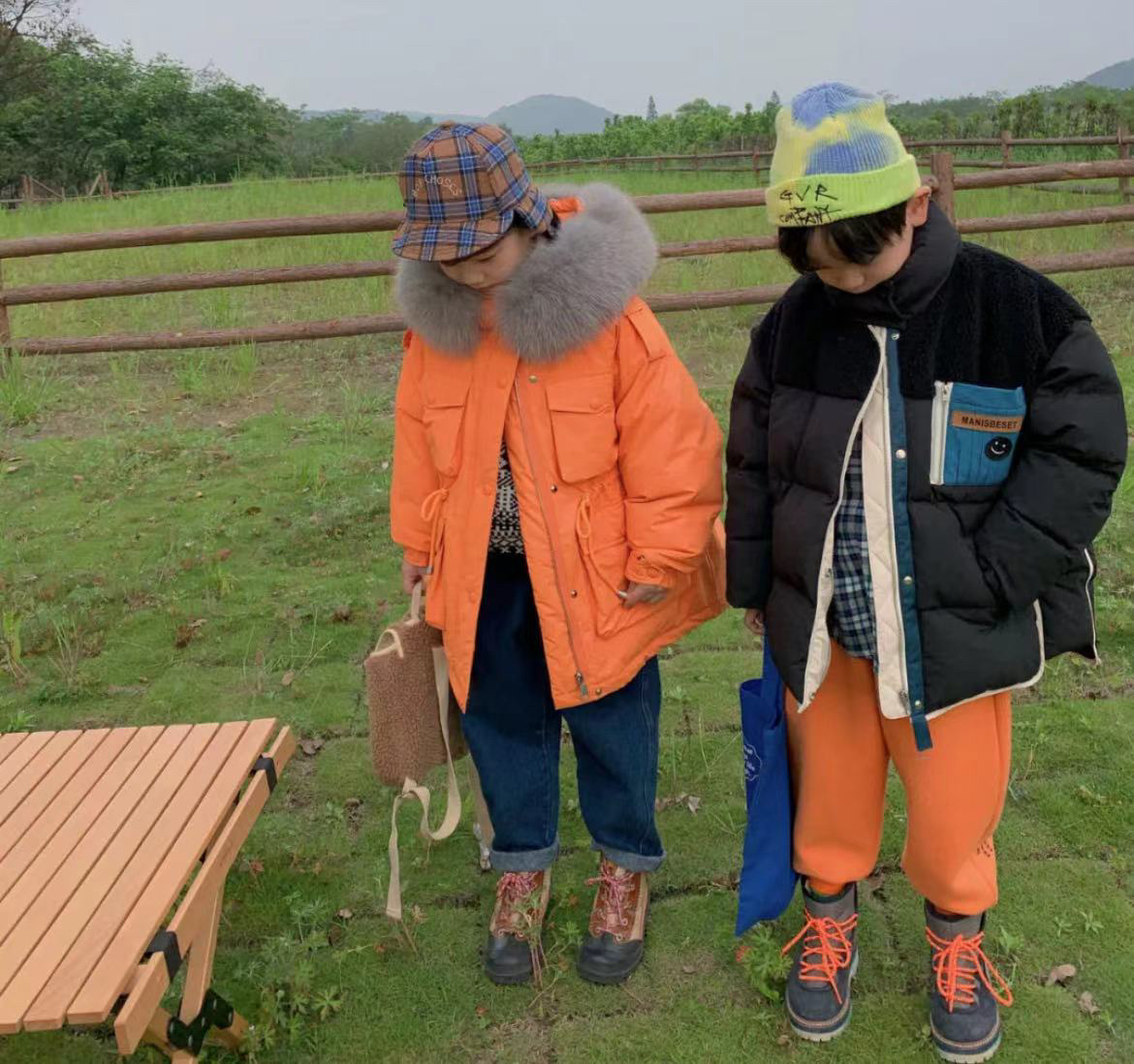 榕掌柜羽绒服扣号