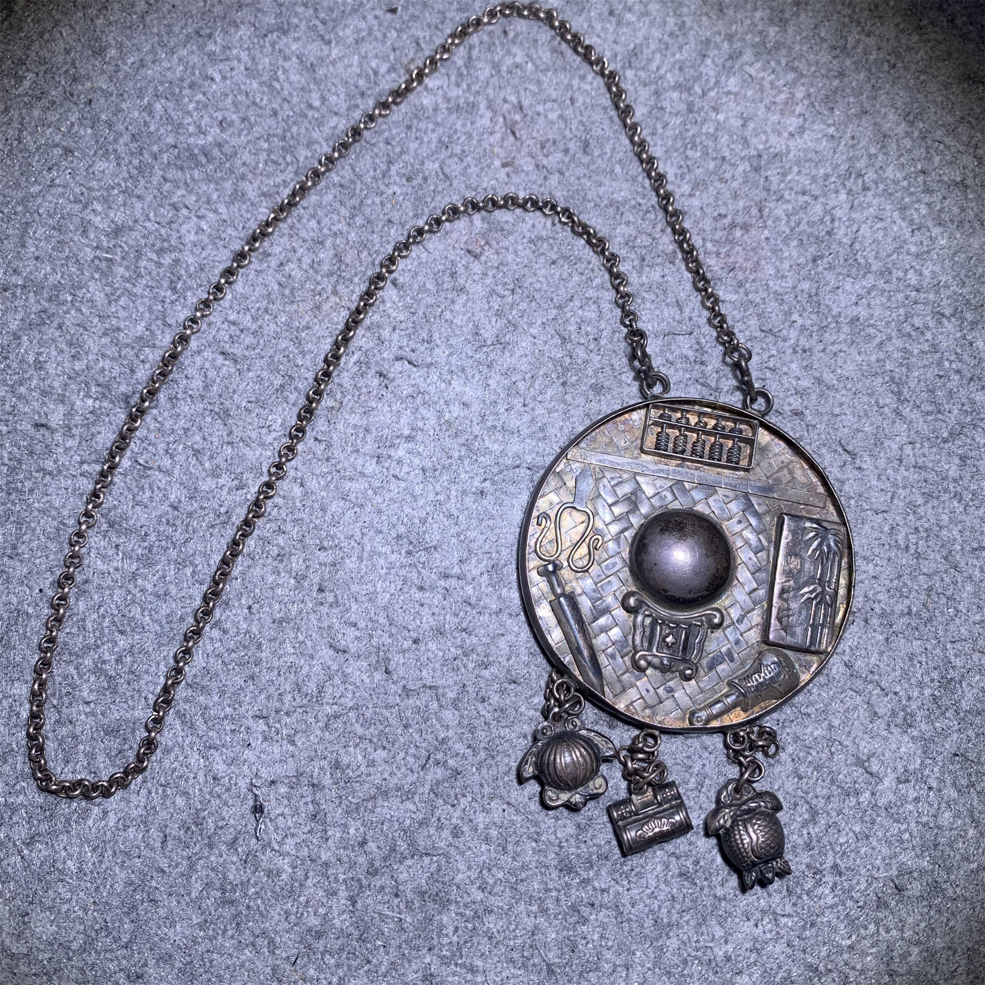 清代银配饰/山东省传承文物商店库出100609