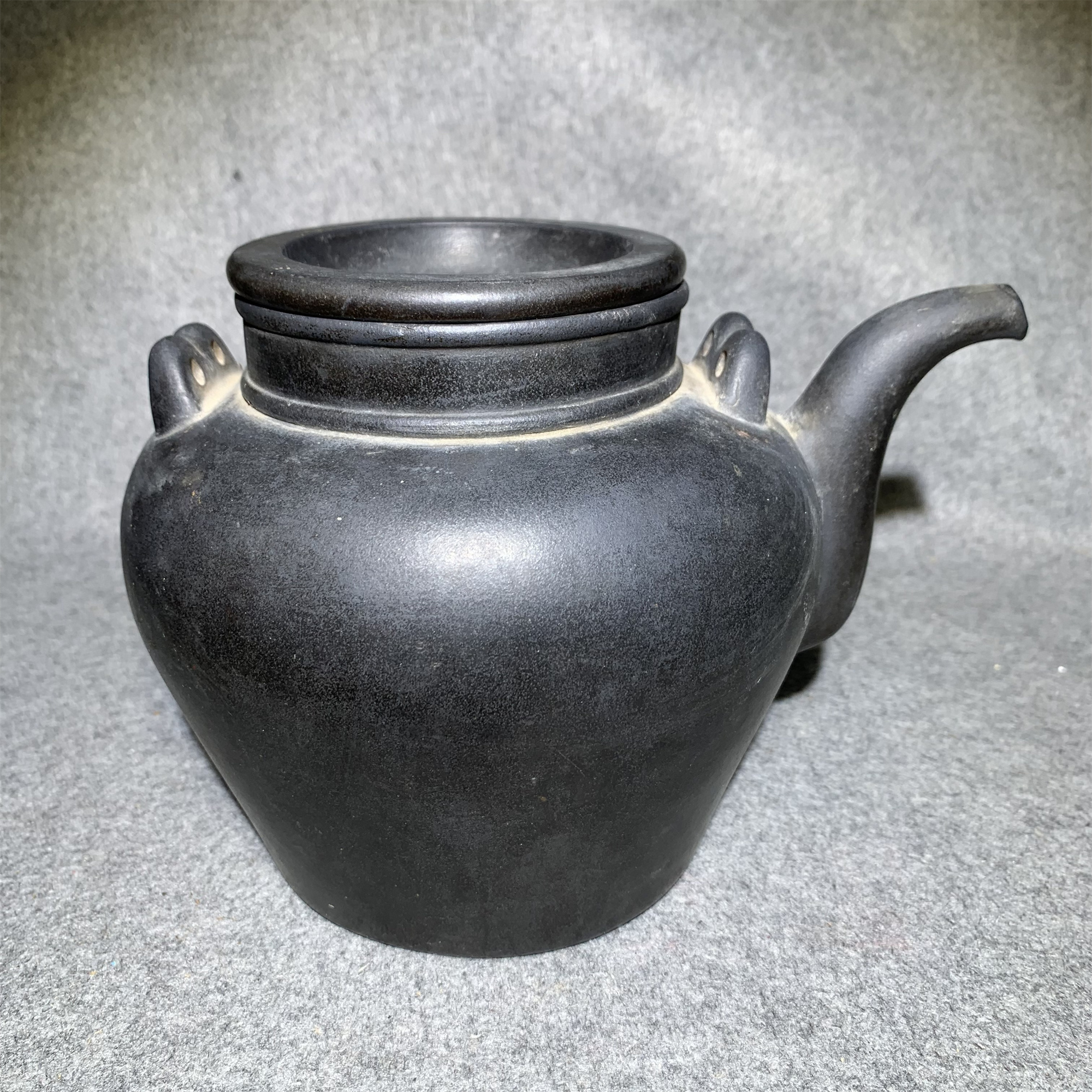 晚清民国原矿紫砂壶/山东省传承文物商店库出112006