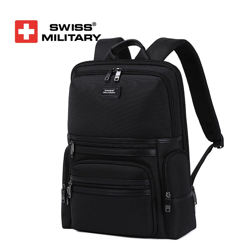 SWISSMILITARY 瑞士军刀双肩包男包商务包大容量背包电脑包旅游包