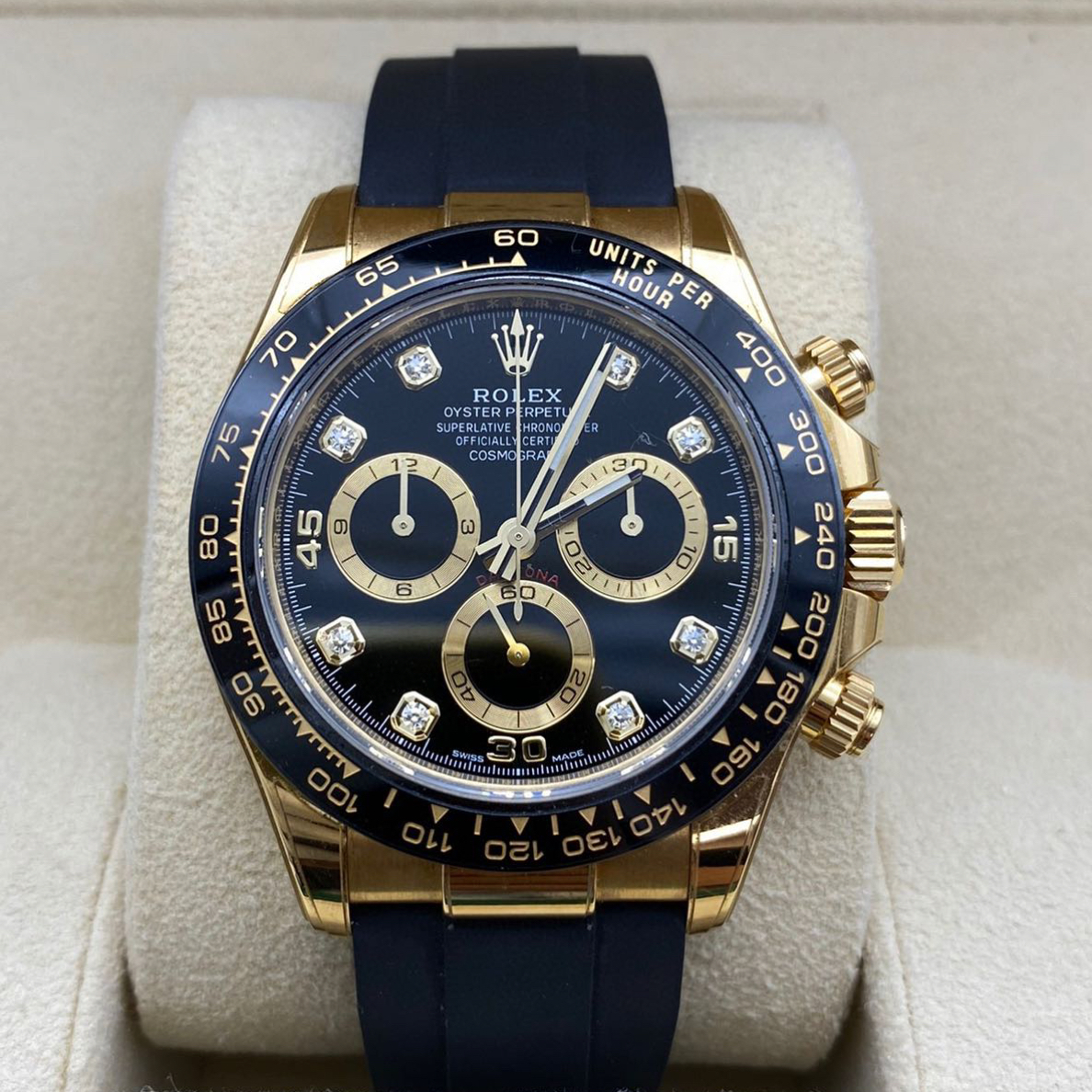 99新 Rolex/劳力士 劳力士116518黑盘钻刻二手全套