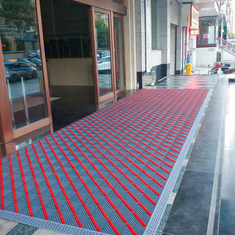 酒店门口防滑地垫进门大门口大厅大堂迎宾防水除尘大面积防尘灰色